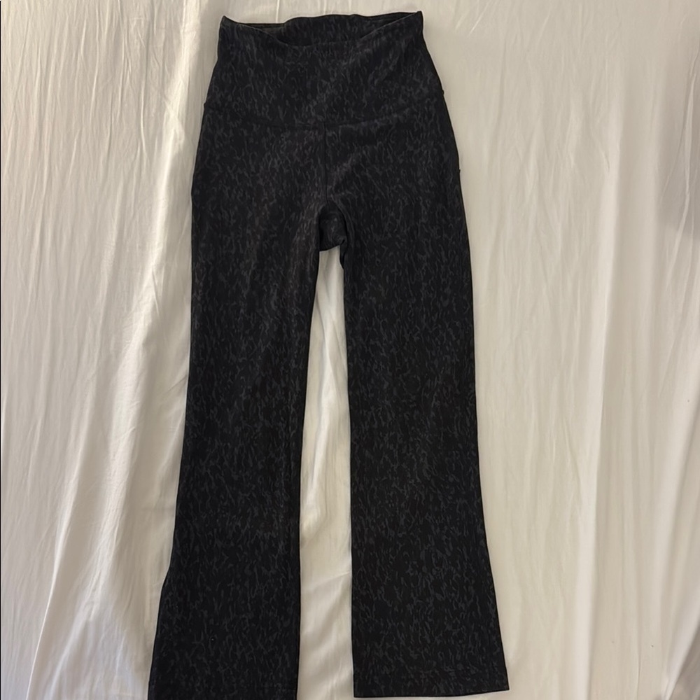 lululemon super high rise crop flare leggings